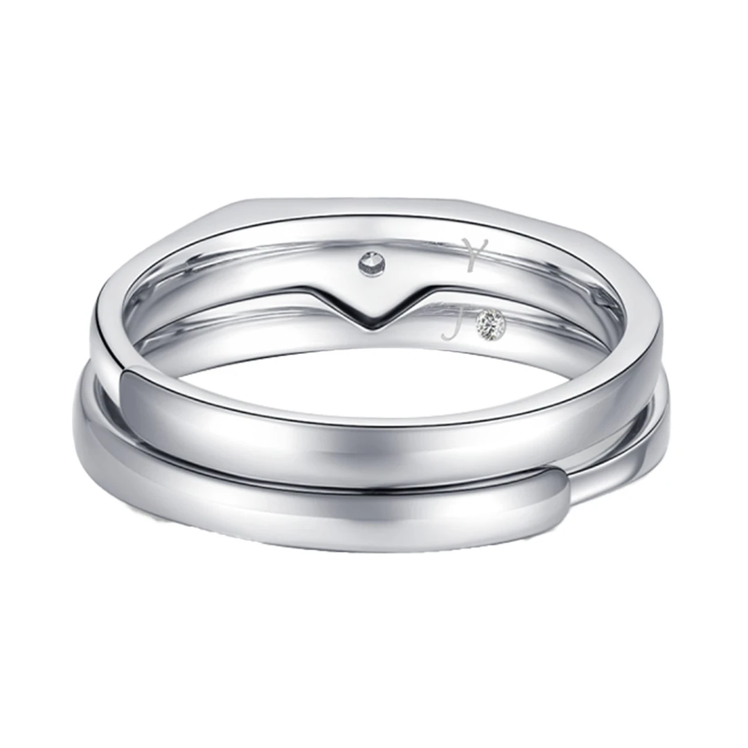 BEMOE 哔哩哔哩漫画《破云》漫画 纯银纪念对戒 第二批潮玩