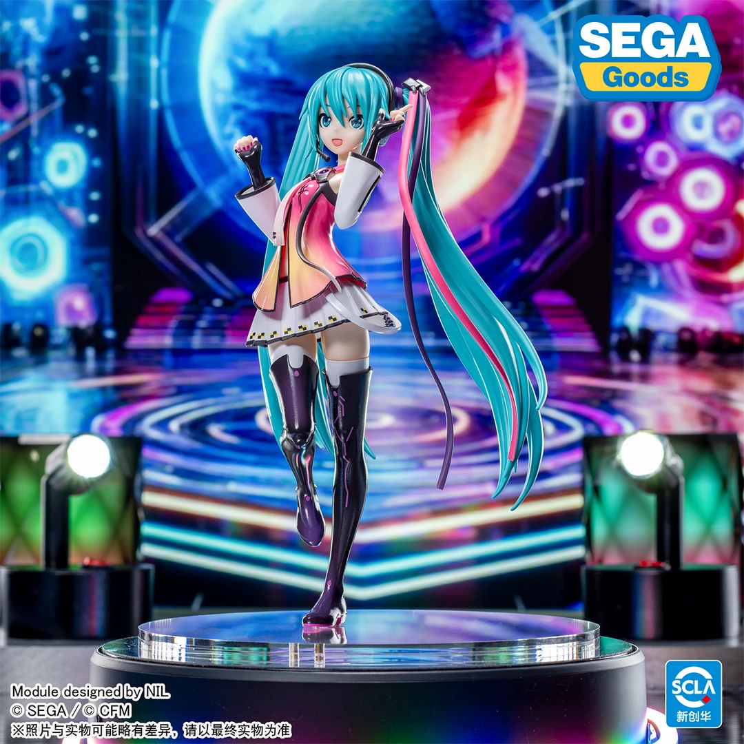 【直播现货】世嘉LUMINASTA VOCALOID初音未来 star voice 景品手办