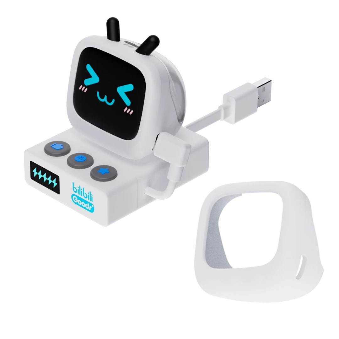 【bilibili现货】bilibiliGoods CUBE FACE小电视LCD触屏蓝牙耳机DB