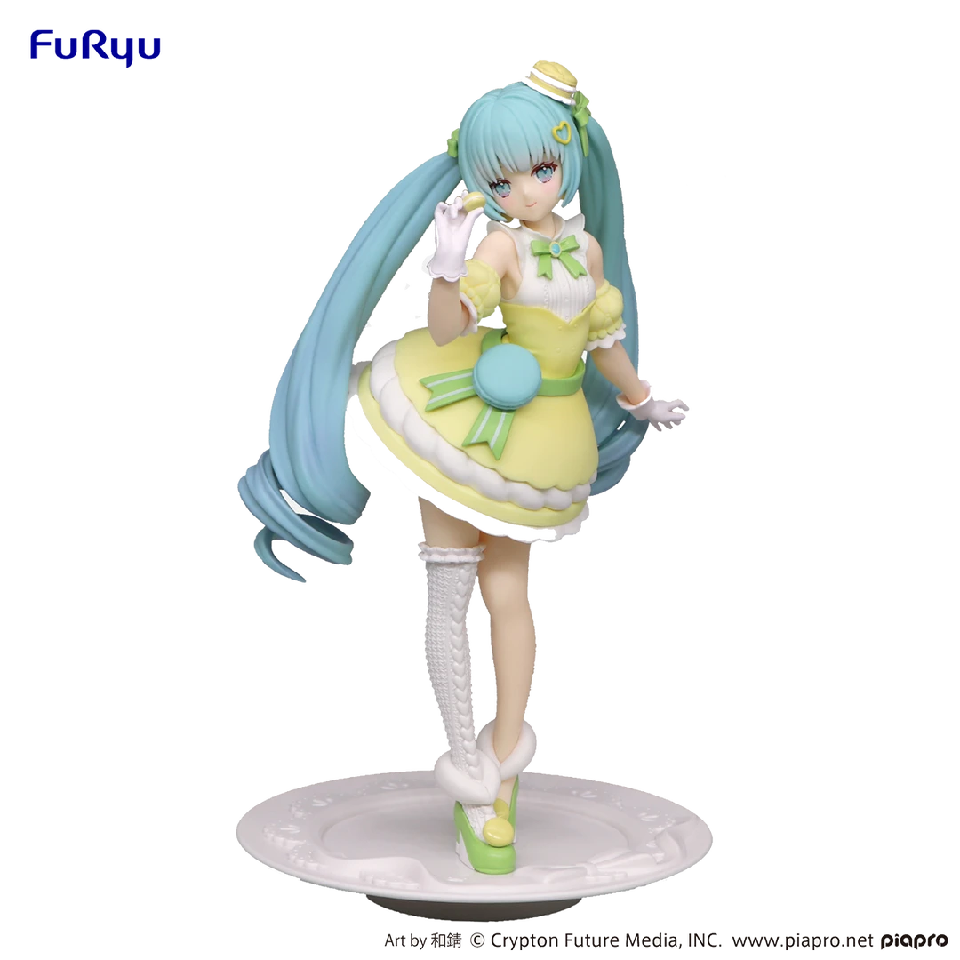 【直播现货】FuRyu ExceedVOCALOID初音未来香橼马卡龙景品手办