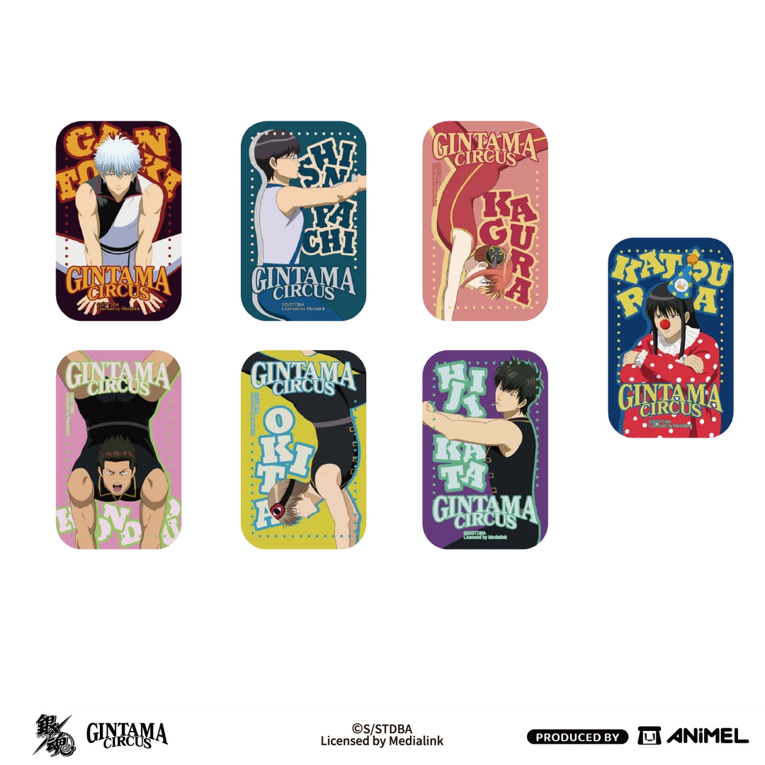 【现货】ANIMEL 【银魂20周年系列】 马口铁徽章 杂技团