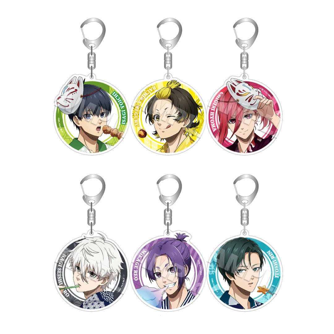 【bilibili现货】Muzzle 蓝色监狱 缘日浴衣系列 亚克力钥匙扣