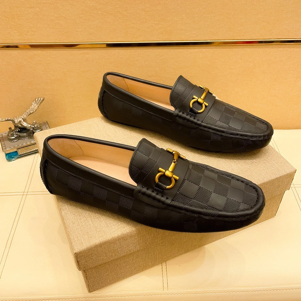 春夏季真皮男士豆豆鞋套脚软底懒人鞋日常驾车时尚休闲百搭男鞋