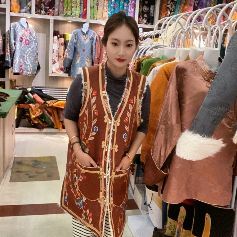 秋冬款宽松大码马甲