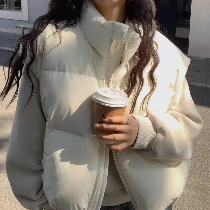 608 新款面包服坎肩外套马甲女冬