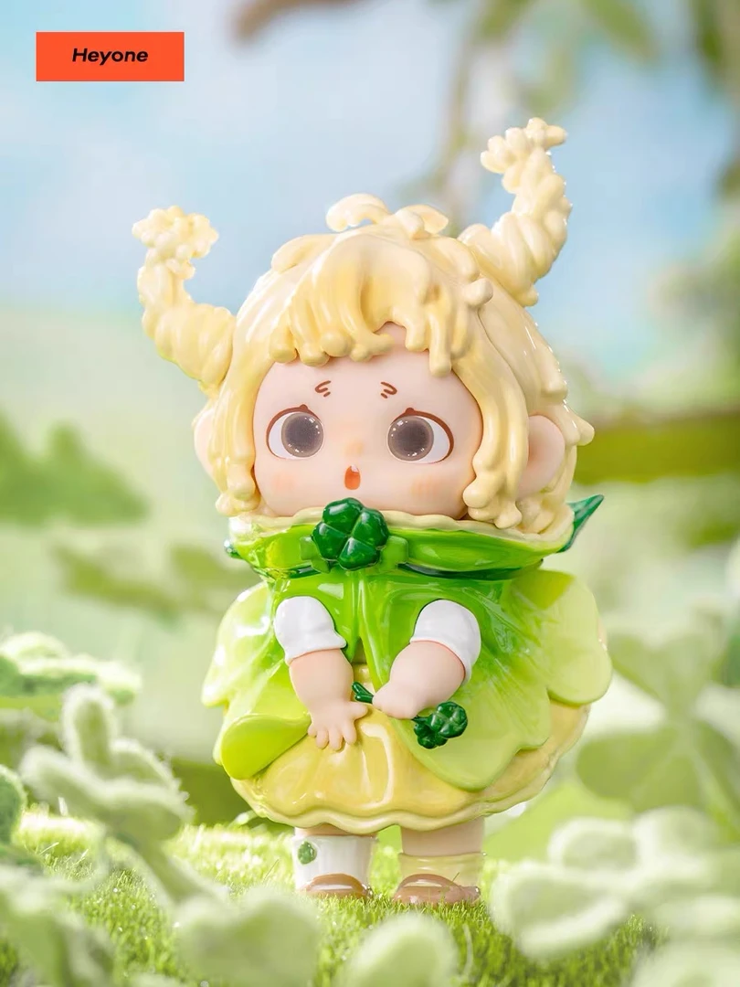 【拆盒】Heyone黑玩芙芙今日心情晴系列毛线女孩盲盒潮玩手办摆件