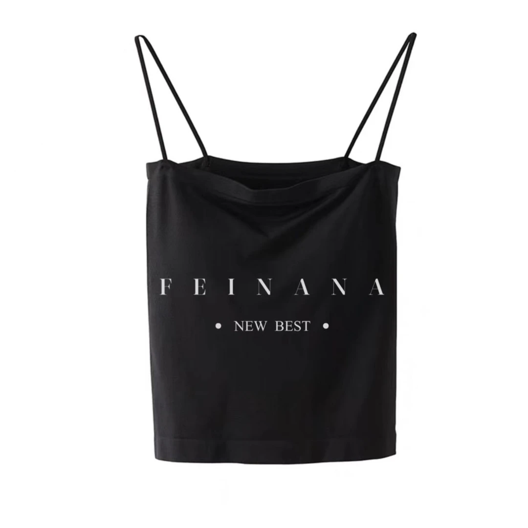 【feinana亲测美背】时尚新款四季可穿打底防走光胸垫内搭背心吊带