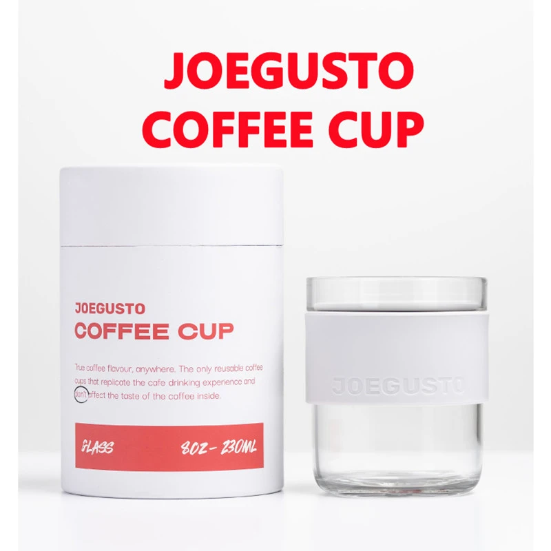 澳大利亚JoeGusto 咖啡杯加厚玻璃随行杯高硼硅耐热便携水杯