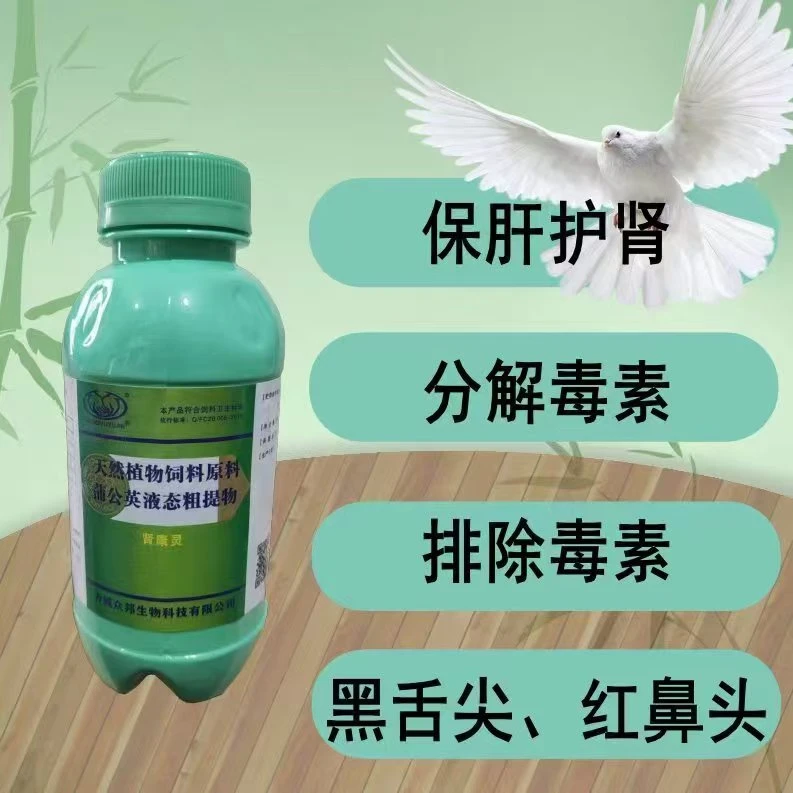 肾康灵肝精:鸽子鸟类保肝护肾分解排出毒素，黑舌尖红鼻头。250毫升