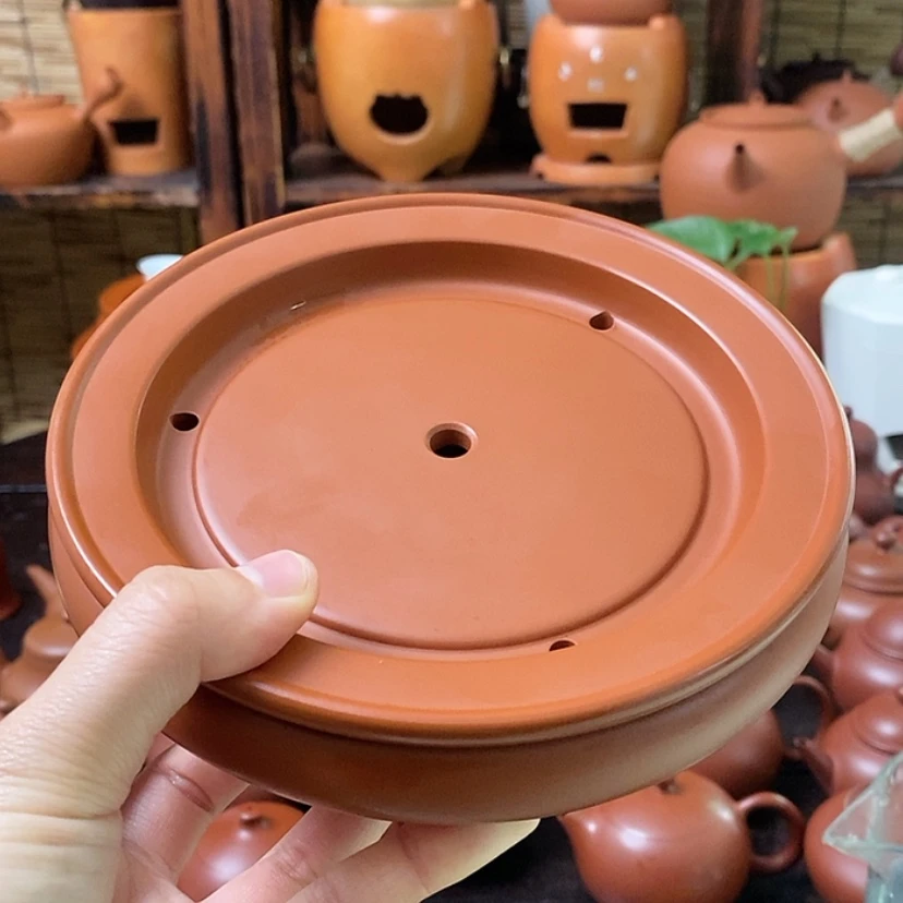 【闪购商品】朱泥朱泥壶承15cm