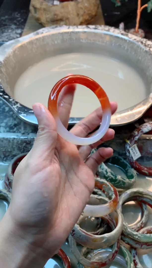 【闪购商品】玛瑙/玉髓手镯未镶嵌5455