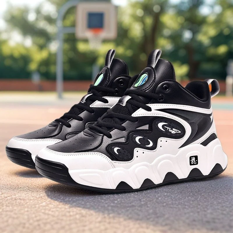 新款特大码50休闲运动鞋52皮面厚底51高帮男鞋48篮球鞋47秋冬款46