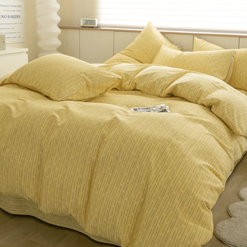 胖胖猪-全棉加厚磨毛四件套三件套全棉纯棉100棉床上用品床笠款特