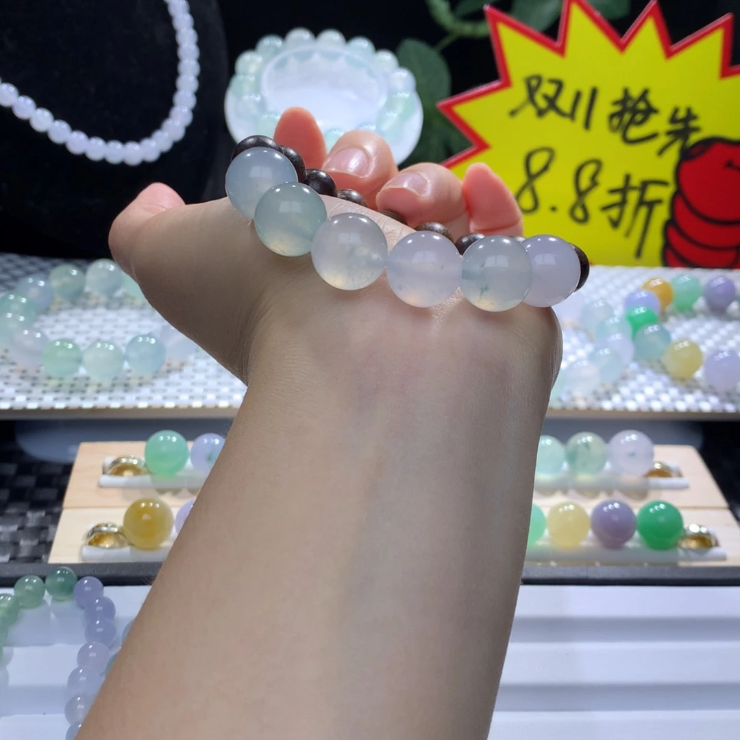 翡翠散珠冰玛卡半串