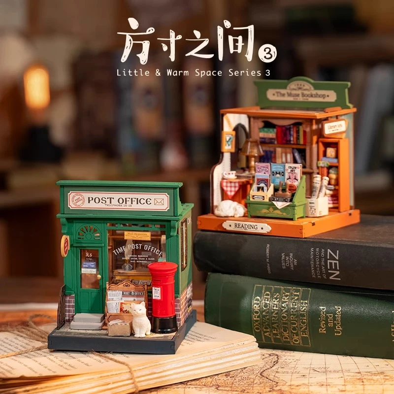 rolife/若来方寸之间diy小屋手工拼装迷你微缩场景房模型积木玩具