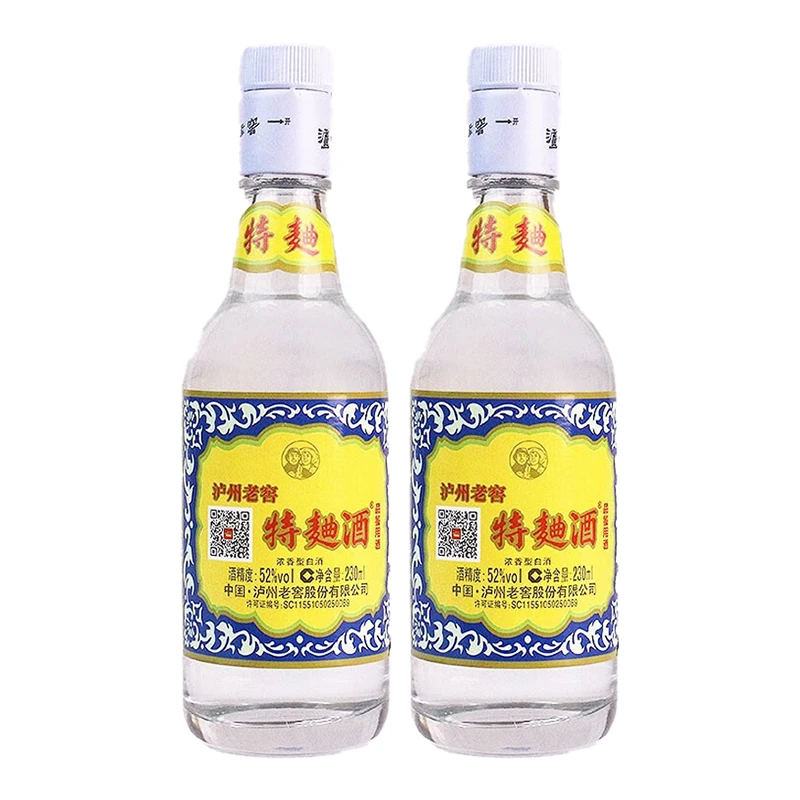 泸州老窖【特曲60版】浓香型白酒 光瓶品鉴【Z】酒水节52度230ml