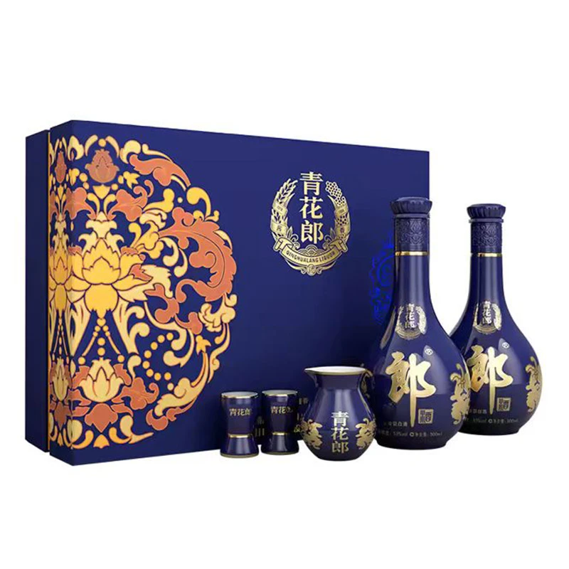 郎酒郎酒青花郎礼盒装酱香型白酒送礼收藏53度500ml*2瓶