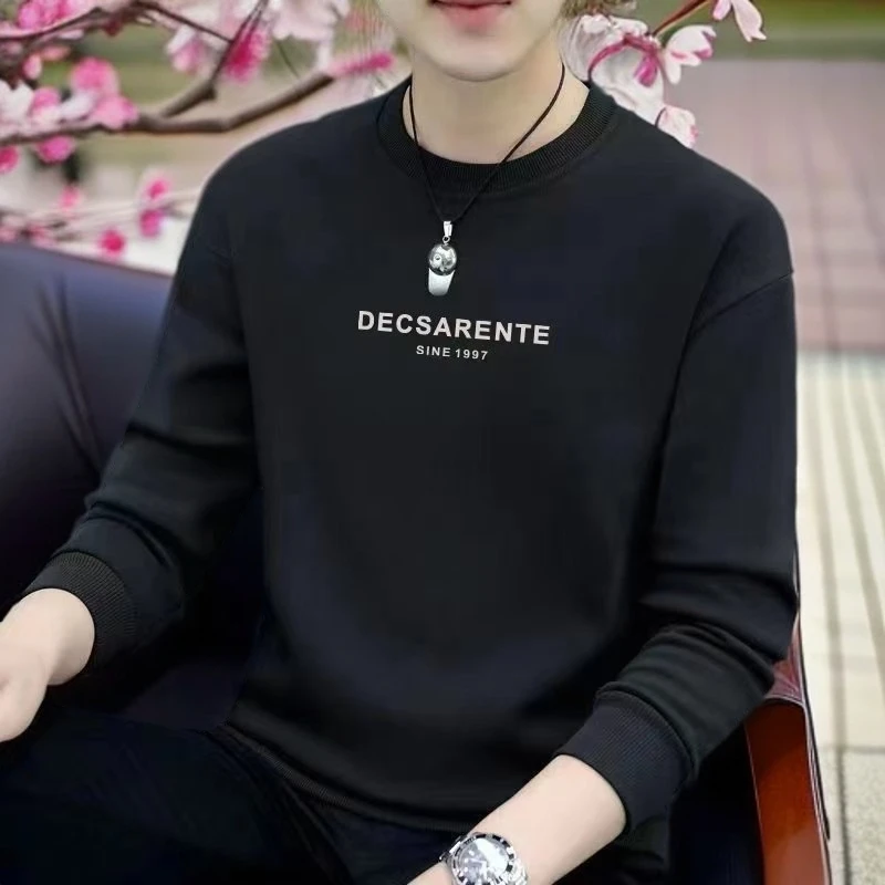 圆领秋季字母长袖卫衣运动加绒休闲印花打底秋冬时尚百搭春秋1997