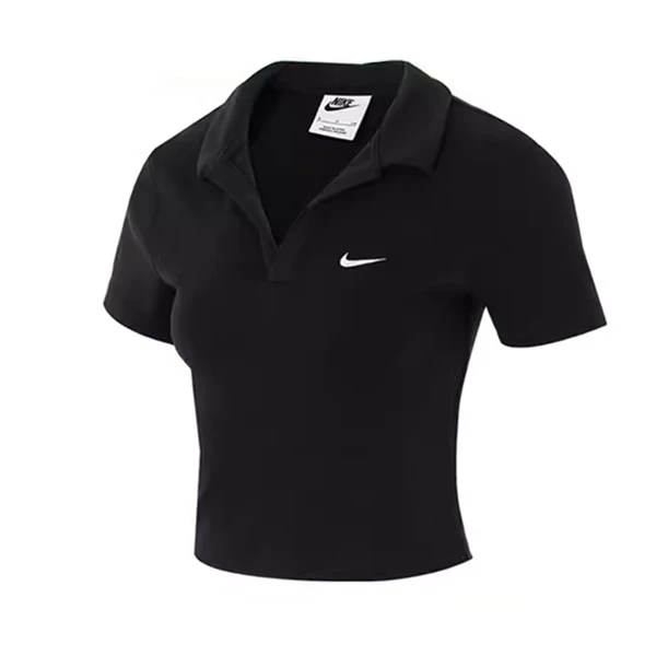 NIKE/耐克女子运动休闲翻领短袖修身透气T恤POLO衫官方DV7885010