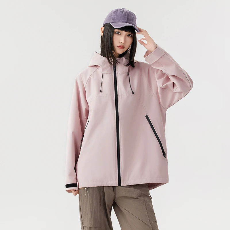 【LG优选】秋冬季户外男士新款潮流休闲服饰男女外套冲锋衣棉服保暖