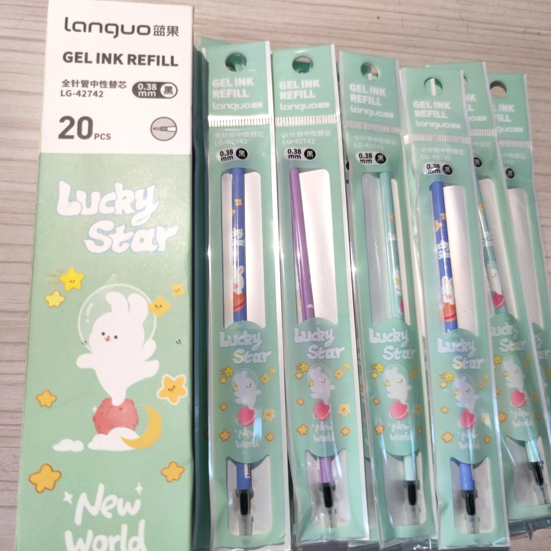 针管头笔芯速干中性笔芯黑批发学生考试用学生用办公碳素水笔替芯