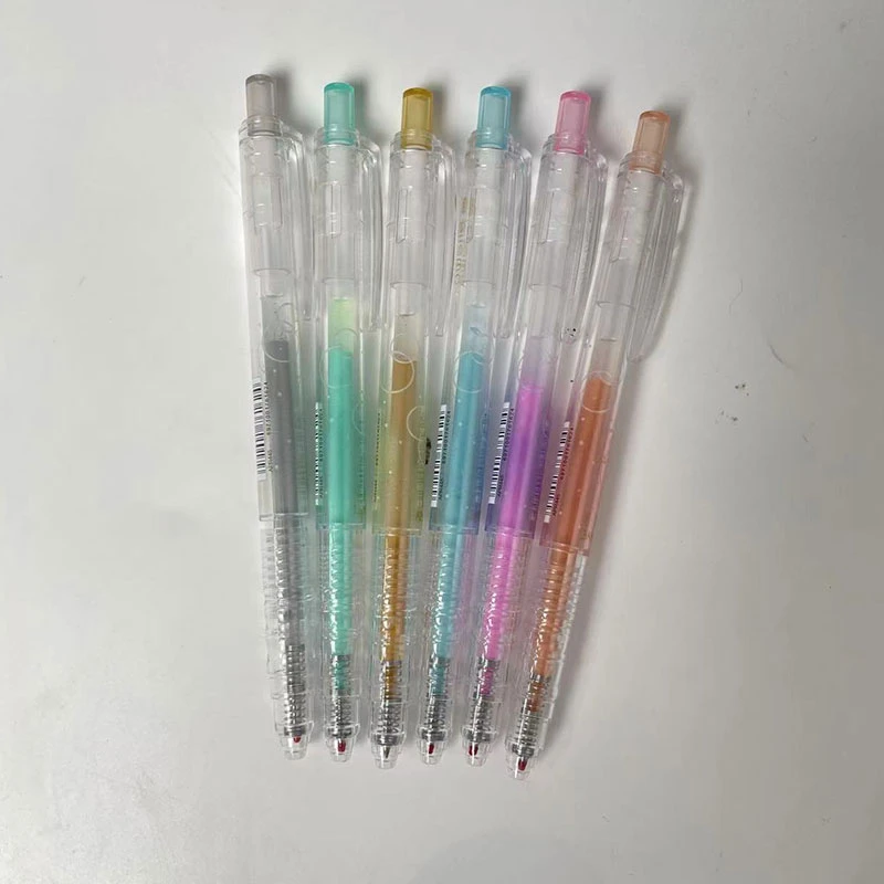 品目按动彩色手帐笔3袋装   C01041285