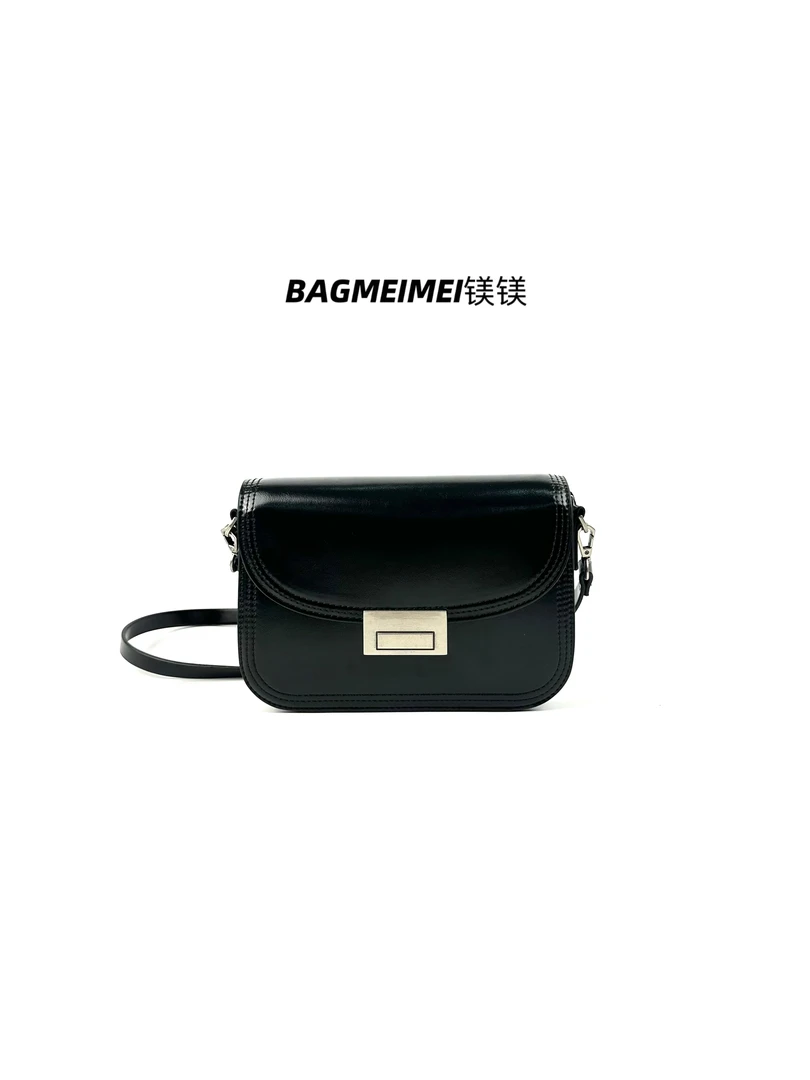 【镁镁皮具高定款】82685豆腐包小方包单肩包斜挎包邮差包极简风包