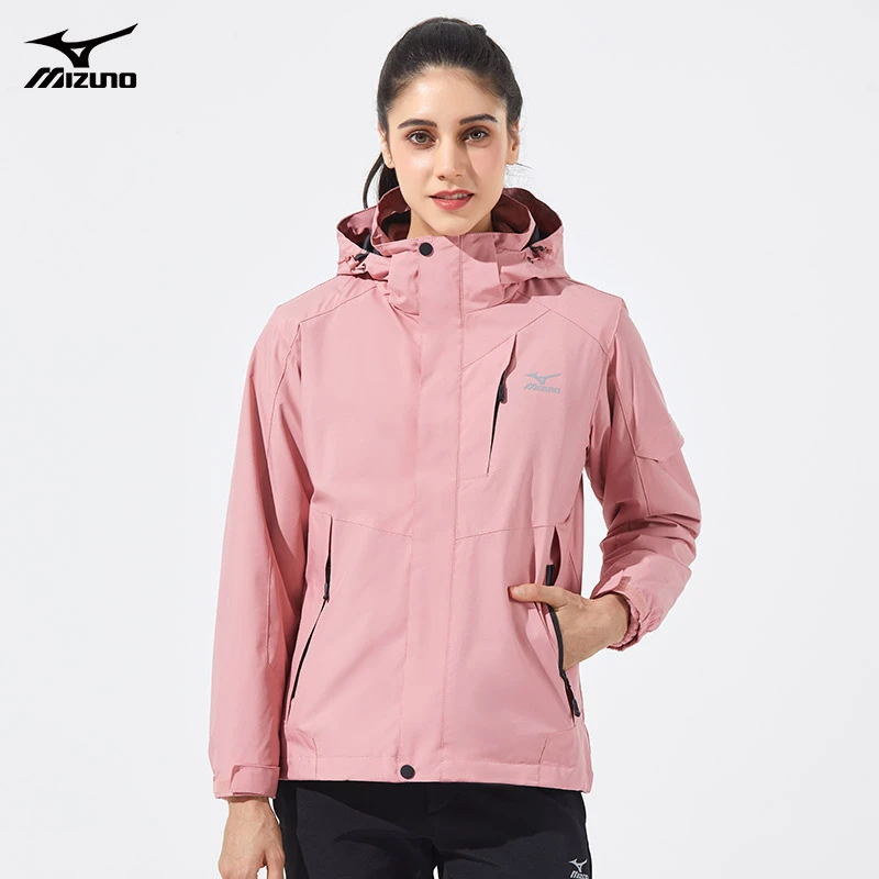 Mizuno/美津浓户外保暖冲锋衣女款三合一风防水秋冬保暖A2CE2809