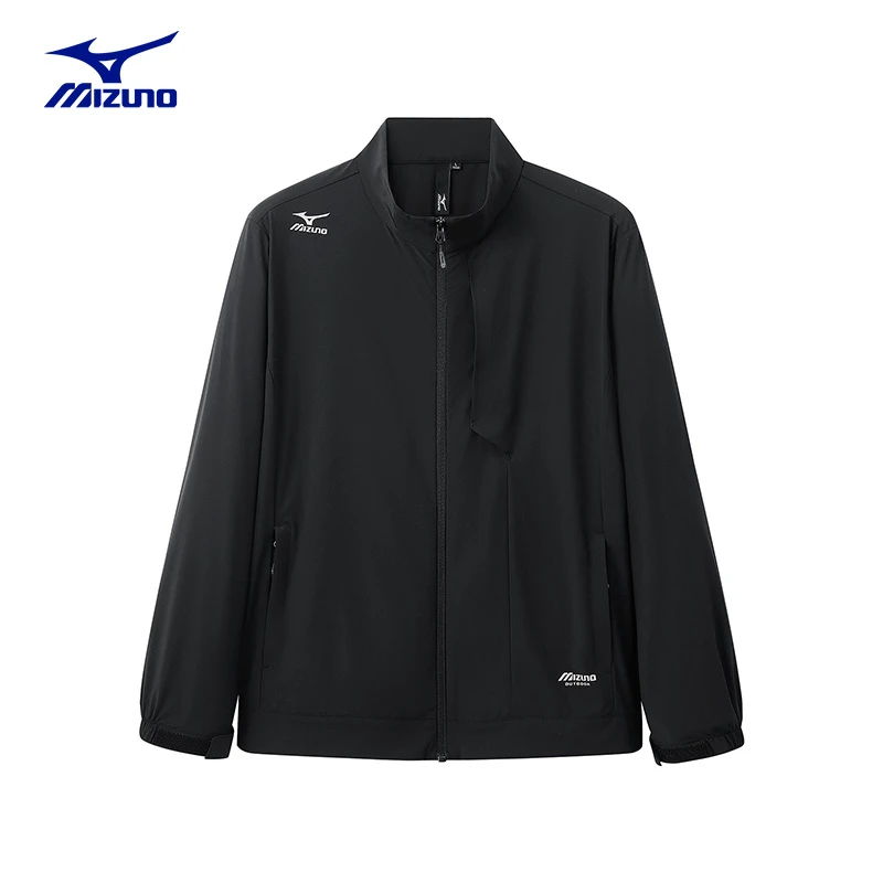 Mizuno/美津浓户外休闲弹力外套男士立领透气夹克防风A2CC3101