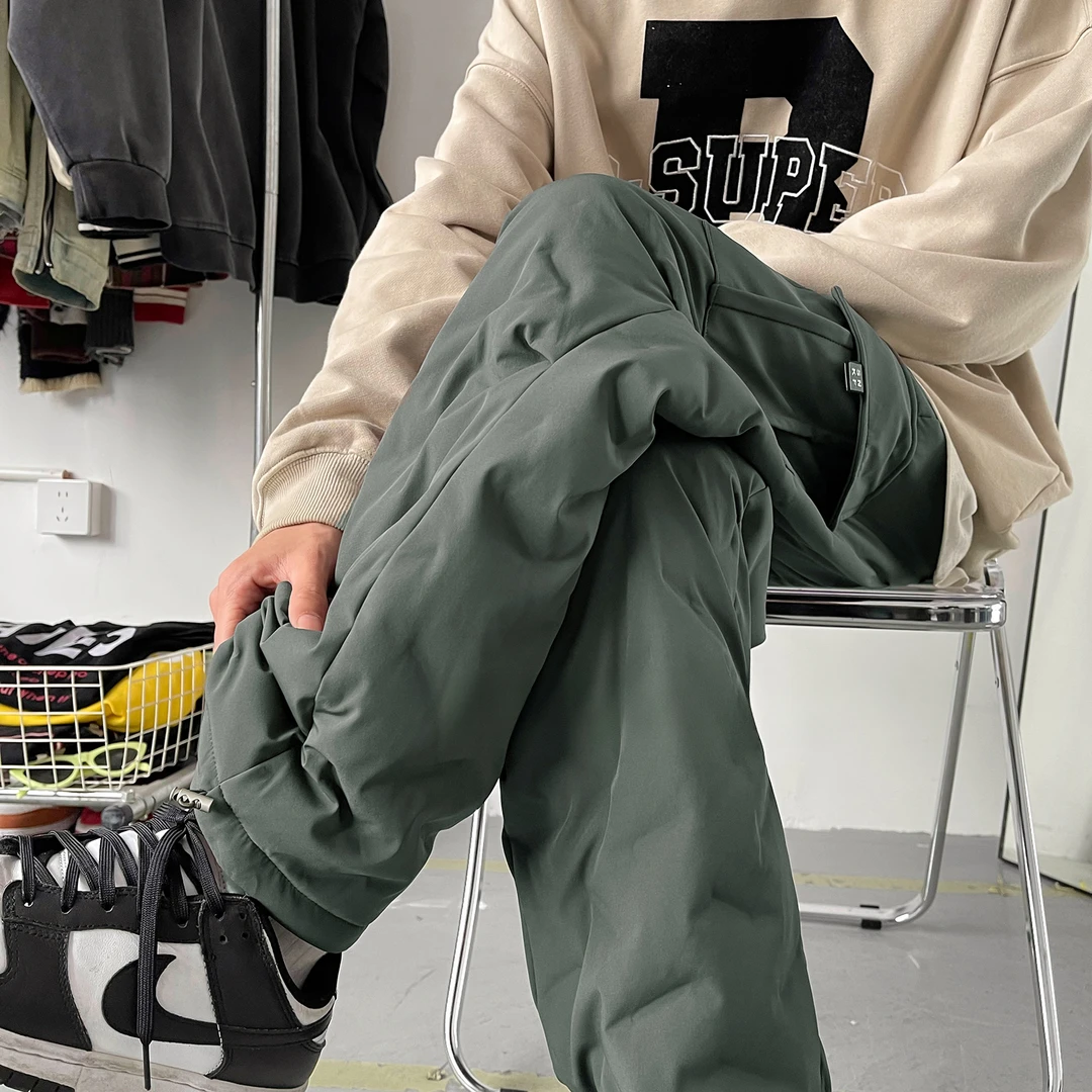 极寒滑雪防风冲锋棉裤男冬季防水加厚外穿裤子抗寒零下40度休闲裤