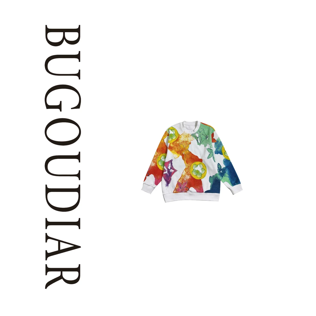 百搭时尚设计款潮休闲圆领卫衣BU125