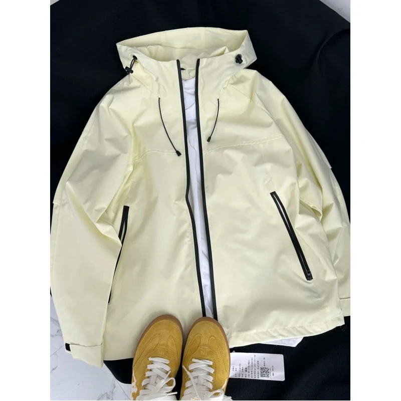 户外防风防水冲锋衣情侣款春秋季男女风登山冲锋夹克外套