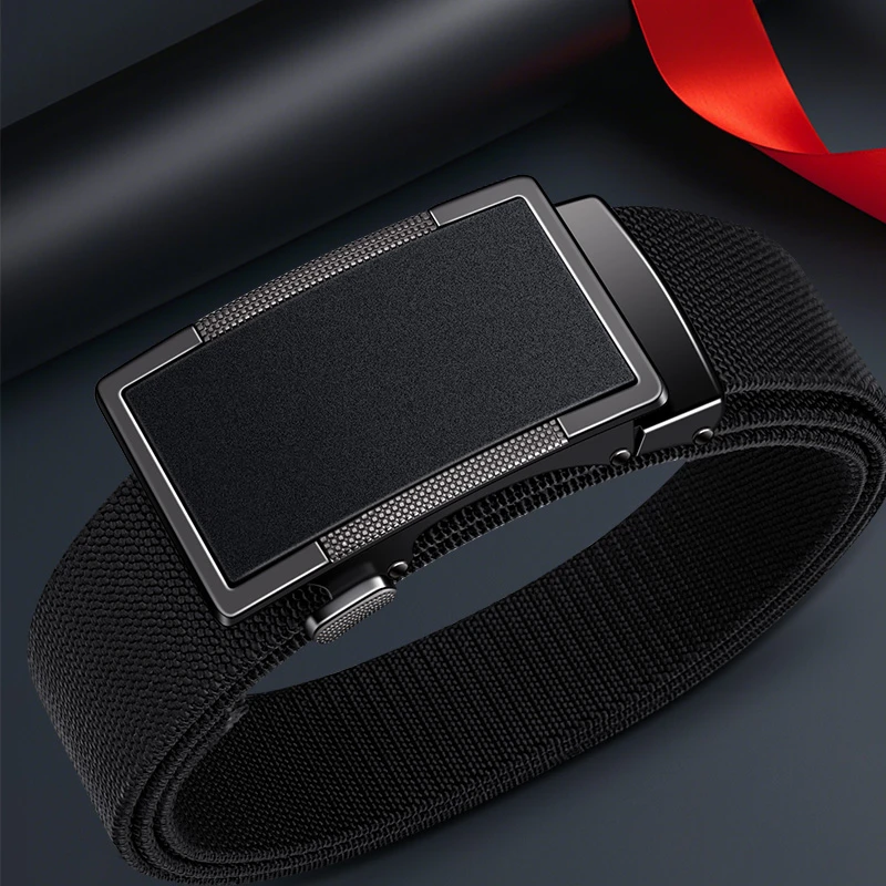 男士休闲百搭编织弹性腰带男款户外简约时尚裤腰带