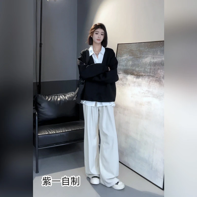 30067【清】不规则卫衣外套女