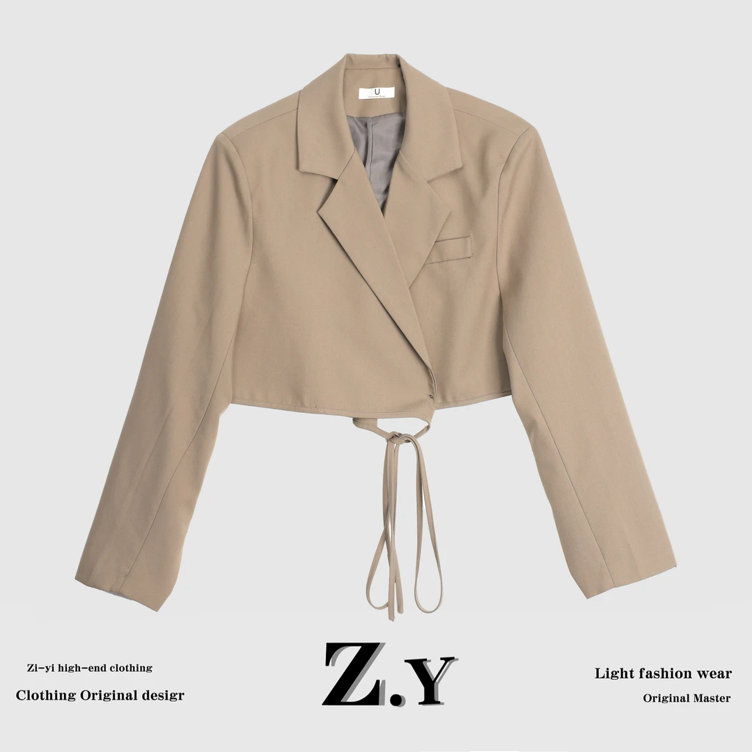 XZ5008【清】初秋新款小西服外套女