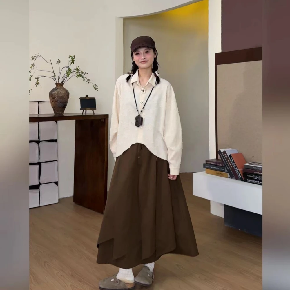 衬衫【雨后花园】秋季细节纹理感小花衬衫女