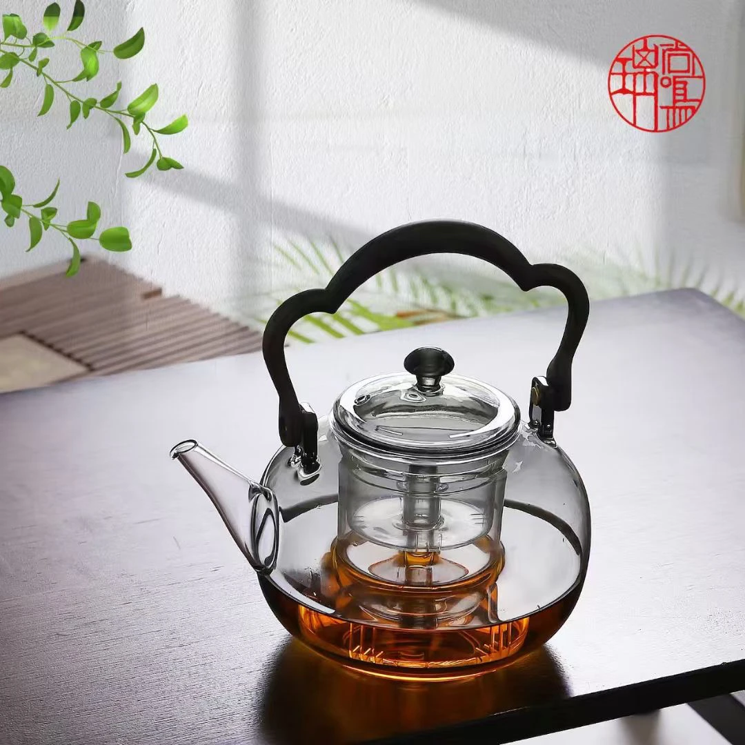 梅花壶系列复古手工大容量家用加厚耐热茶壶中式大号创意泡茶壶