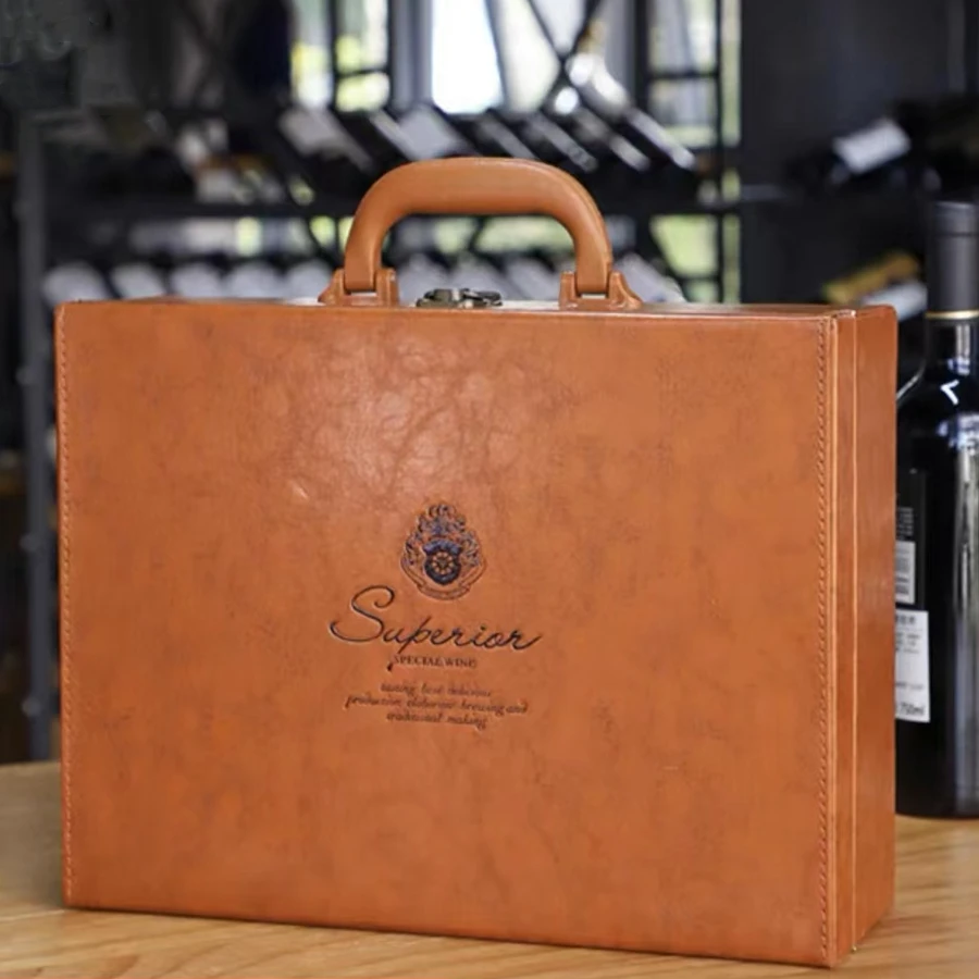 横提复古双支礼盒