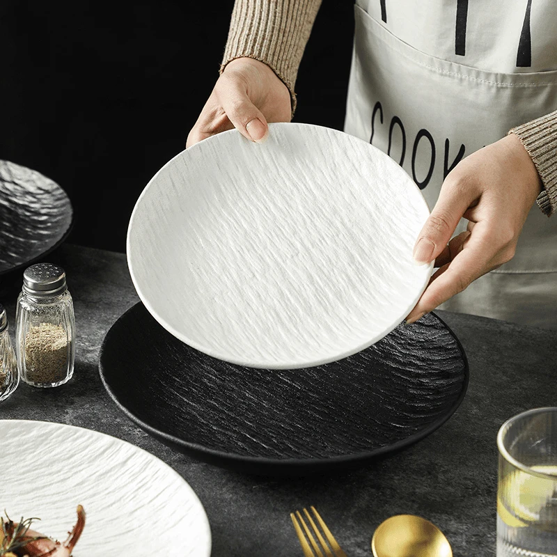 2024新款高颜值陶瓷餐盘家用菜盘子高档网红款家庭西餐盘厨房餐具