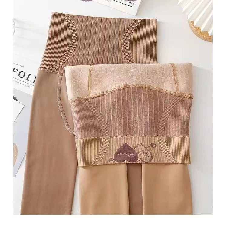 周小美【天使水光8.0】220克加绒冬升级科技升温水光连裤袜保暖高腰