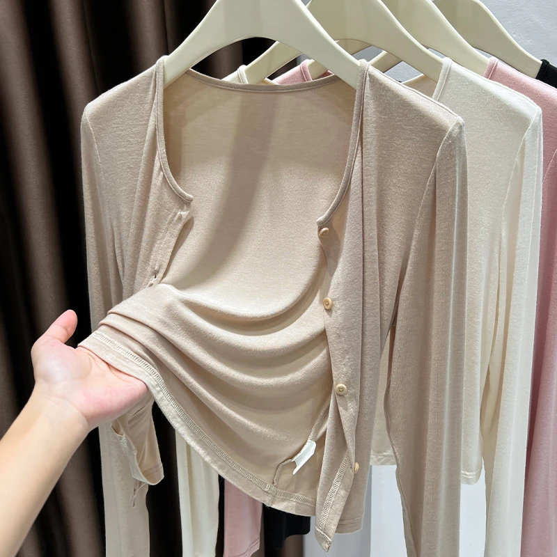 旗袍披肩夏季配裙子百搭冰丝开衫薄款女防晒皮肤衣小坎肩外搭罩衫