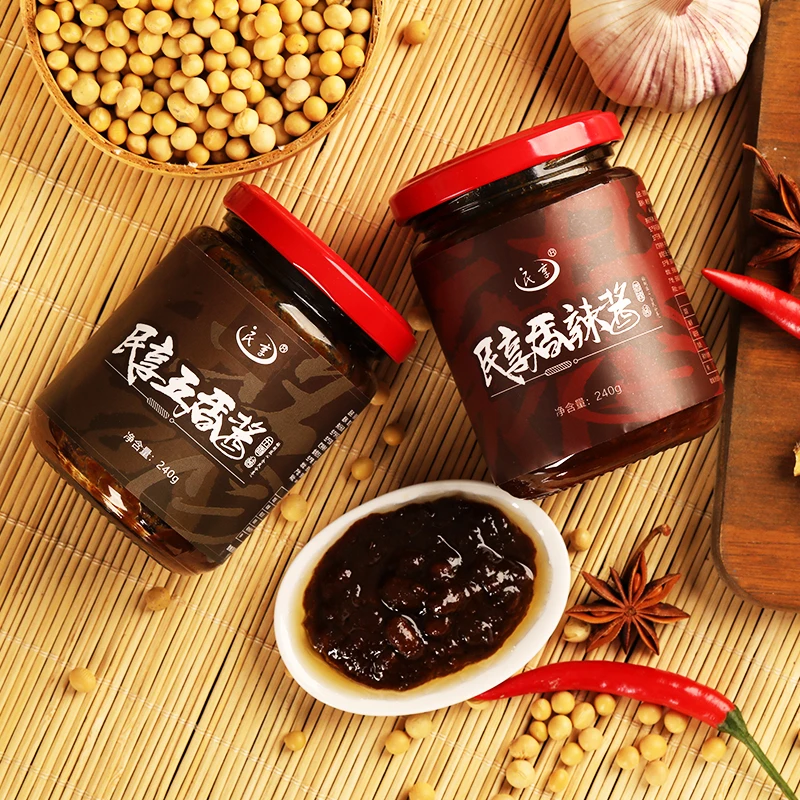 老酱豆下饭酱拌饭酱酱豆子