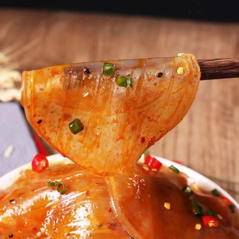 安徽村支书严选优质纯手工制作无添加红薯粉皮速食凉拌粉皮