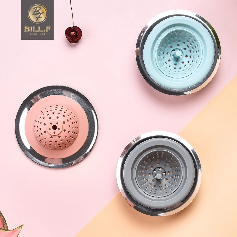 硅胶水盘塞厨房浴室阳台水槽硅胶地漏颜色不挑可爱网红便携简约