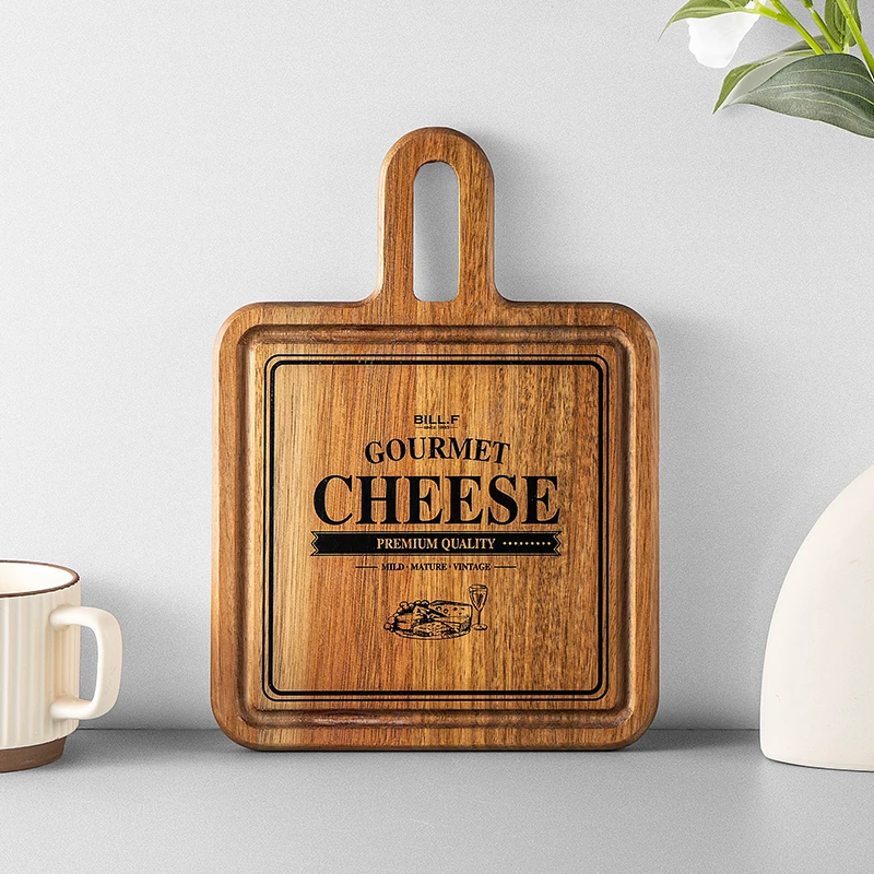 BILL.F创意带柄方形芝士水槽板