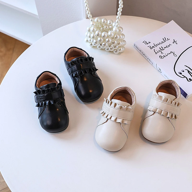 新款女童公主鞋儿童小皮鞋小童单鞋婴儿女宝宝鞋软底鞋时尚百搭