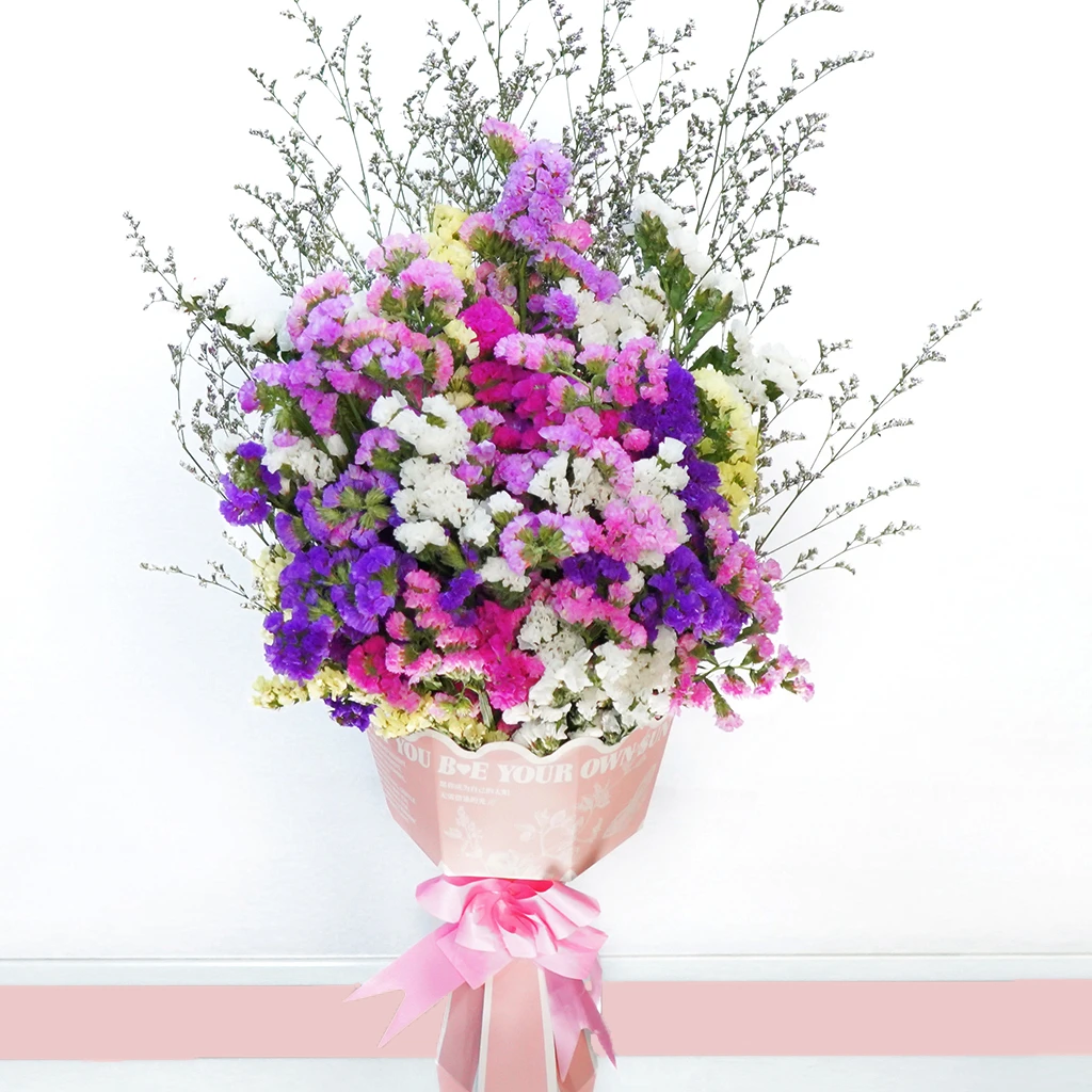 【教师节手捧花】勿忘我纯天然风干长期客厅居家装饰教师节送礼节日