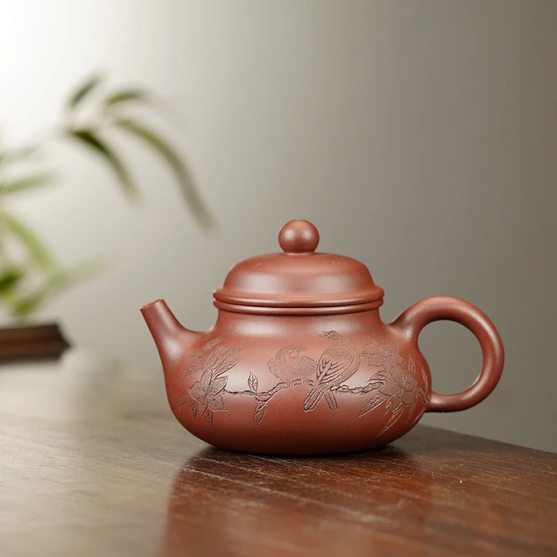 KT263李进开龙血砂容天紫砂壶