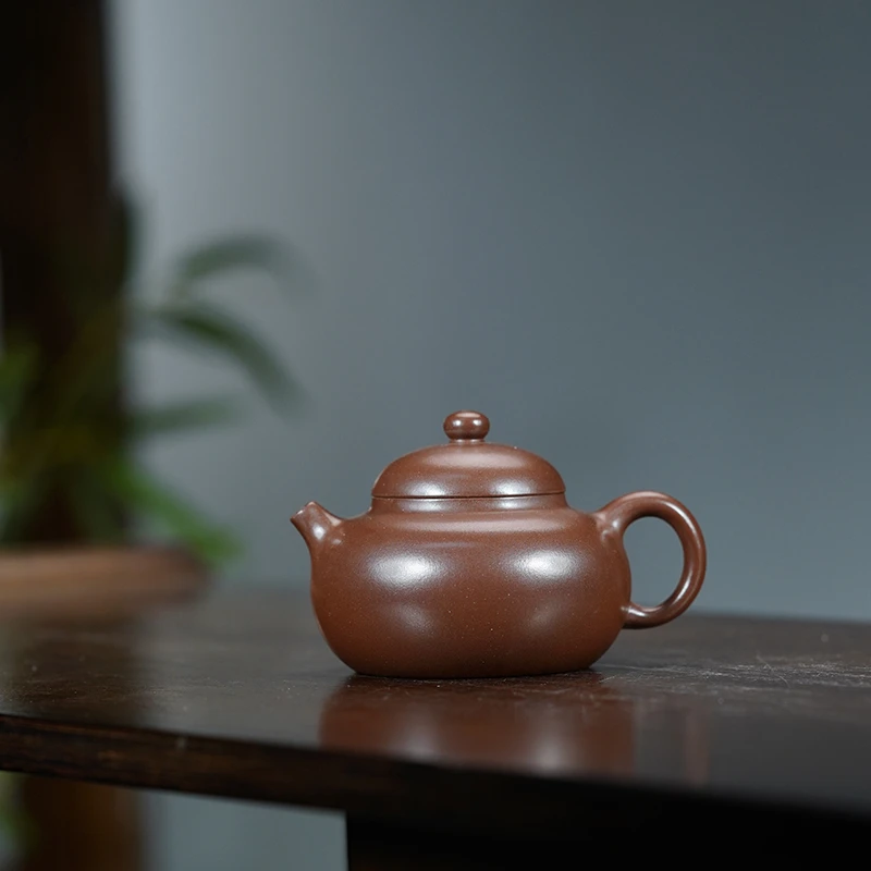 徐正焦85底槽青文旦150cc宜兴黄龙山原矿手工紫砂壶