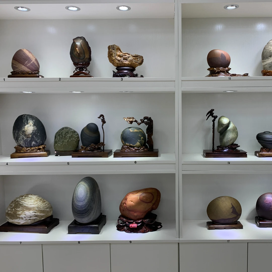 500-1000元 家居摆件 奇石摆件 长江石摆件 灵璧石摆